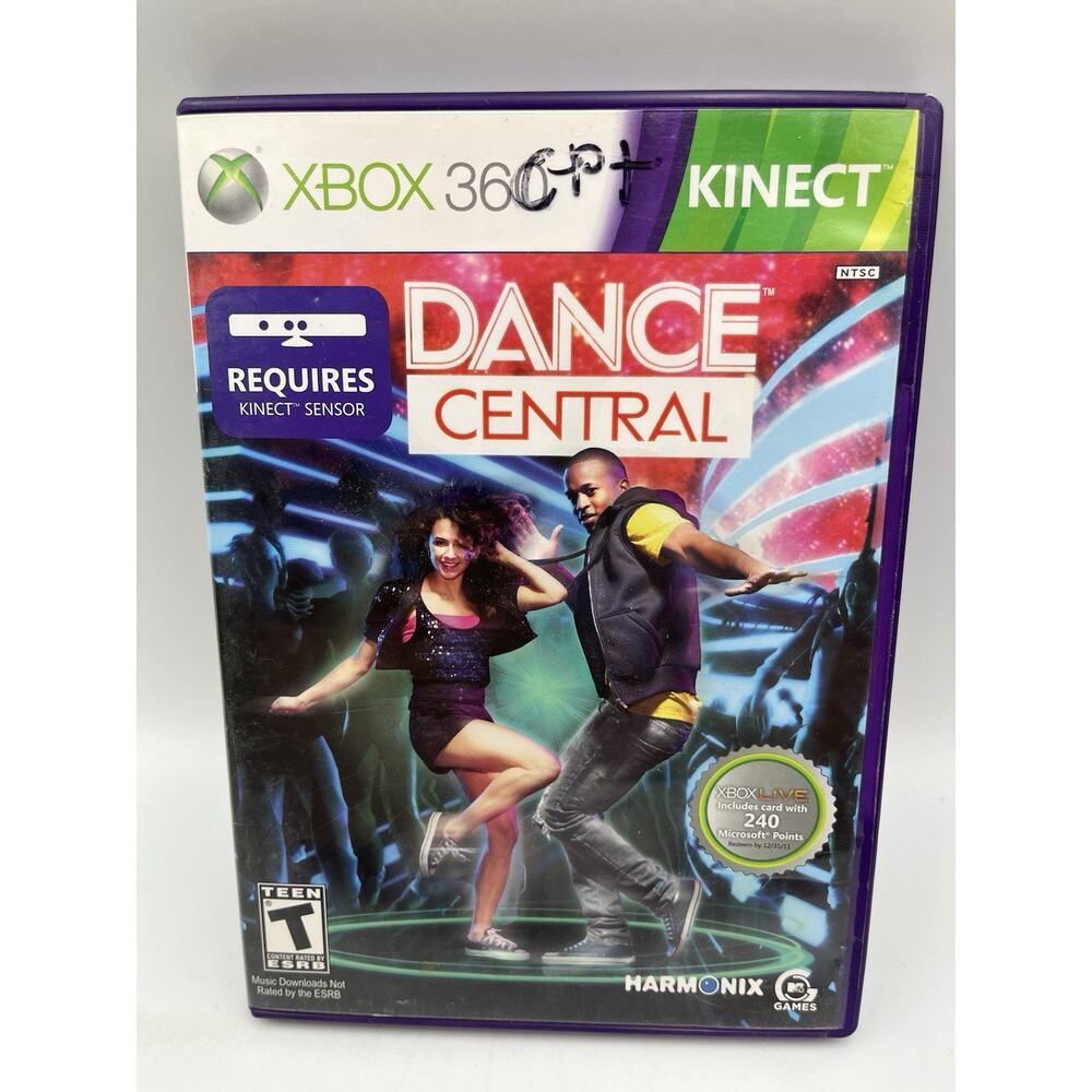 Dance Central (Microsoft Xbox 360, 2010) Kinect Tested &works